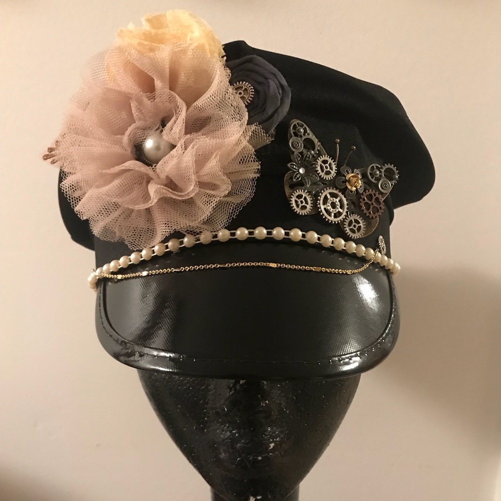 Burning man captains hat